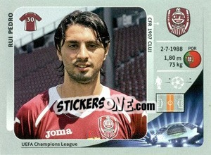 Sticker Rui Pedro - UEFA Champions League 2012-2013 - Panini