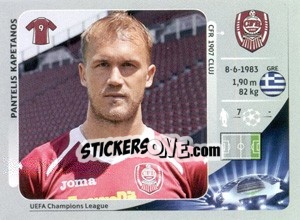 Sticker Pantelis Kapetanos - UEFA Champions League 2012-2013 n. 586 - Panini
