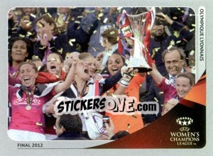 Sticker UEFA Women's Champions Olympique Lyonnais - UEFA Champions League 2012-2013 - Panini