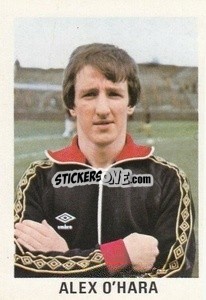 Sticker Alex O'Hara - Soccer Stars 1980
 n. 409 - FKS