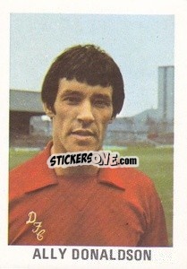 Sticker Ally Donaldson - Soccer Stars 1980
 - FKS