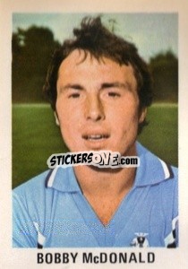 Sticker Bobby McDonald - Soccer Stars 1980
 n. 70 - FKS