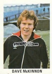 Sticker Dave McKinnon - Soccer Stars 1980
 - FKS