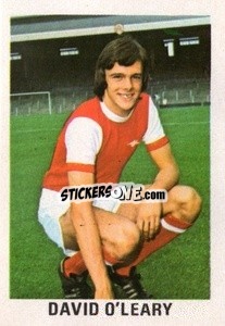 Sticker David O'Leary - Soccer Stars 1980
 n. 5 - FKS