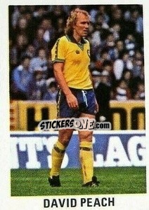 Sticker David Peach - Soccer Stars 1980
 - FKS