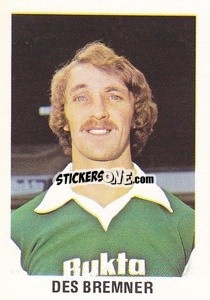 Sticker Des Bremner - Soccer Stars 1980
 n. 362 - FKS