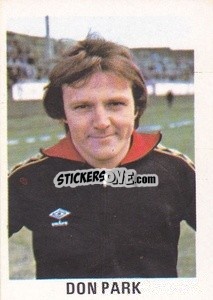 Sticker Donald Park - Soccer Stars 1980
 - FKS