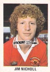 Sticker Jimmy Nicholl - Soccer Stars 1980
 n. 181 - FKS