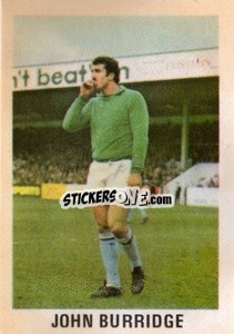 Sticker John Burridge - Soccer Stars 1980
 - FKS