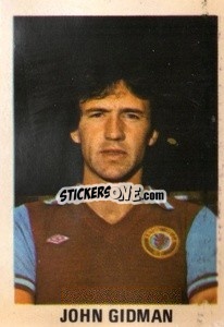 Sticker John Gidman - Soccer Stars 1980
 - FKS