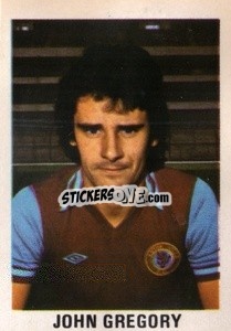 Sticker John Gregory - Soccer Stars 1980
 - FKS
