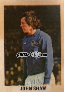 Sticker John Shaw - Soccer Stars 1980
 n. 62 - FKS