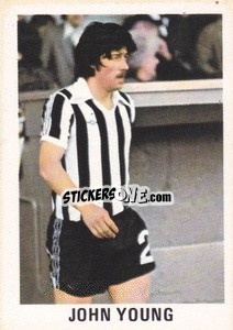 Sticker John Young - Soccer Stars 1980
 - FKS