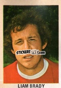 Sticker Liam Brady - Soccer Stars 1980
 n. 1 - FKS