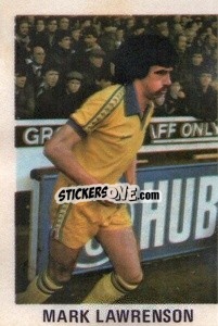 Cromo Mark Lawrenson - Soccer Stars 1980
 n. 42 - FKS