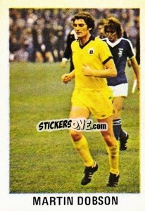 Sticker Martin Dobson - Soccer Stars 1980
 - FKS