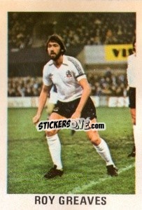 Cromo Roy Greaves - Soccer Stars 1980
 n. 30 - FKS
