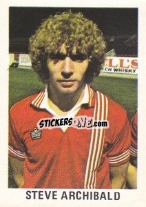 Cromo Steve Archibald - Soccer Stars 1980
 - FKS