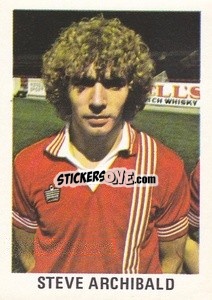 Sticker Steve Archibald - Soccer Stars 1980
 n. 309 - FKS