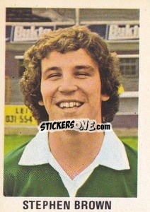 Sticker Stuart Brown - Soccer Stars 1980
 n. 363 - FKS