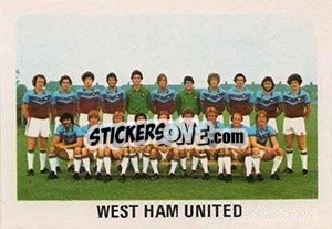 Sticker Team Photo - Soccer Stars 1980
 - FKS