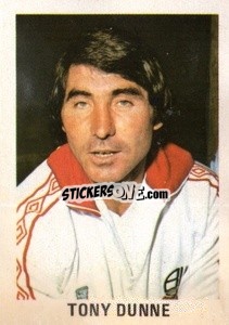 Sticker Tony Dunne - Soccer Stars 1980
 n. 28 - FKS