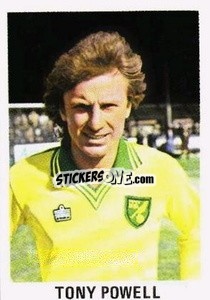 Figurina Tony Powell - Soccer Stars 1980
 n. 205 - FKS