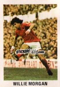 Sticker Willie Morgan - Soccer Stars 1980
 n. 34 - FKS