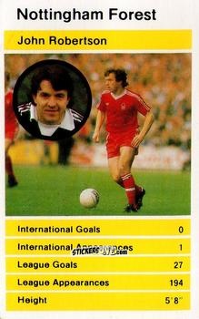 Sticker John Richards - British Stars Set 2 1980
 n. 13 - Top Trumps