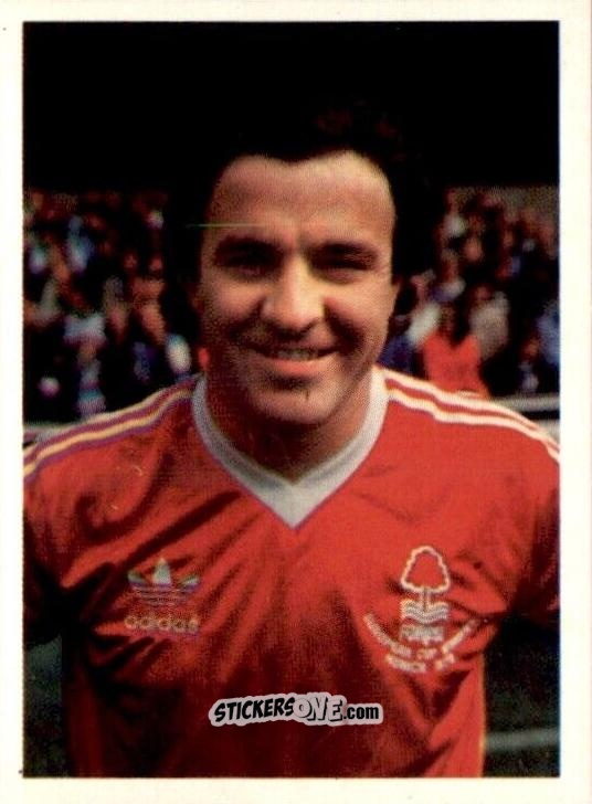 Sticker John Robertson - Football 1980-1981
 n. 222 - Daily Star
