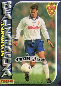 Sticker Gary Sundgren - Fùtbol Trading cards 1998-1999 - Panini