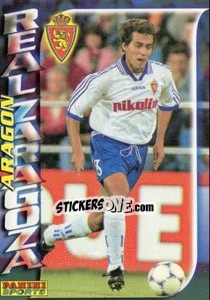 Sticker Santiago Aragon - Fùtbol Trading cards 1998-1999 - Panini
