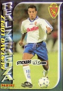 Sticker Gustavo Lopez - Fùtbol Trading cards 1998-1999 n. 318 - Panini