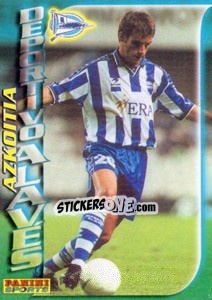 Sticker Jorge Azkoitia - Fùtbol Trading cards 1998-1999 - Panini