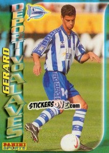 Sticker Gerard Lopez - Fùtbol Trading cards 1998-1999 - Panini