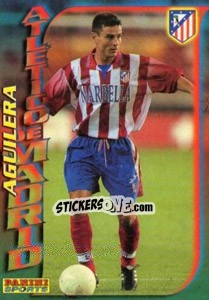 Sticker Carlos Aguilera - Fùtbol Trading cards 1998-1999 - Panini