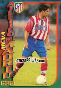 Sticker Oscar Mena - Fùtbol Trading cards 1998-1999 - Panini