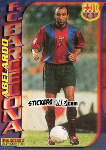 Sticker Abelardo Fernandez - Fùtbol Trading cards 1998-1999 - Panini