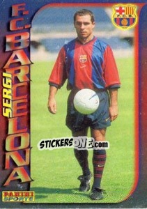 Cromo Sergi Barjuan Esclusa - Fùtbol Trading cards 1998-1999 - Panini