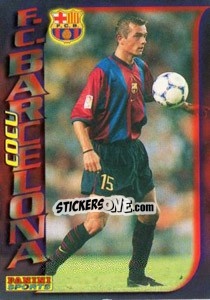 Sticker Phillip Cocu - Fùtbol Trading cards 1998-1999 n. 57 - Panini