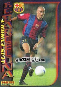 Sticker Luis Enrique Martinez - Fùtbol Trading cards 1998-1999 - Panini