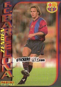 Sticker Boudewijn Zenden - Fùtbol Trading cards 1998-1999 n. 60 - Panini