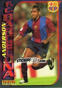Sticker Anderson da Silva - Fùtbol Trading cards 1998-1999 - Panini