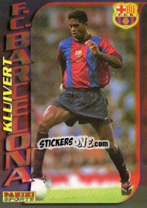 Sticker Patrick Kluivert - Fùtbol Trading cards 1998-1999 n. 64 - Panini