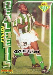 Sticker Finidi George - Fùtbol Trading cards 1998-1999 n. 76 - Panini