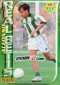 Sticker Alfonso Perez - Fùtbol Trading cards 1998-1999 - Panini