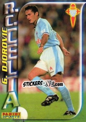 Sticker Goran Djorovic - Fùtbol Trading cards 1998-1999 - Panini