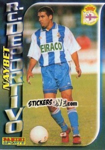 Sticker Noureddine Naybet - Fùtbol Trading cards 1998-1999 n. 101 - Panini
