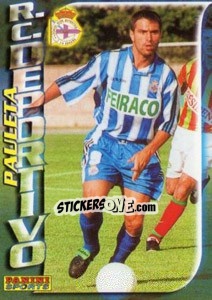 Sticker Pedro Pauleta - Fùtbol Trading cards 1998-1999 n. 111 - Panini