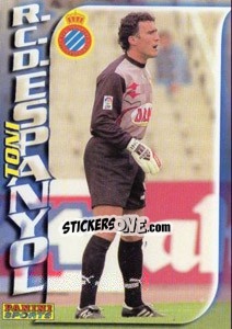 Sticker Antonio Jimenez Toni - Fùtbol Trading cards 1998-1999 n. 114 - Panini